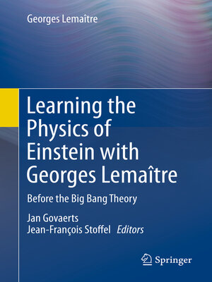 cover image of Learning the Physics of Einstein with Georges Lemaître